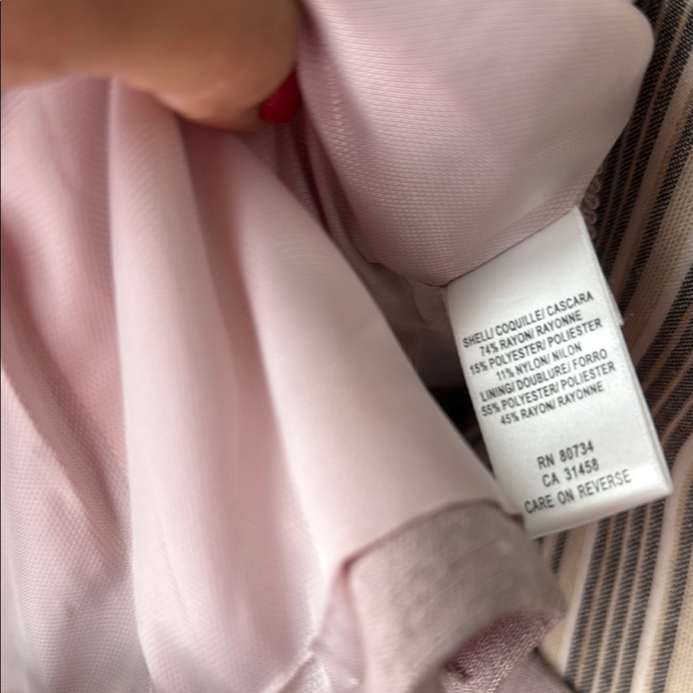 BCBGMaxAzria Pink Ruffled Blazer - Picture 5 of 6